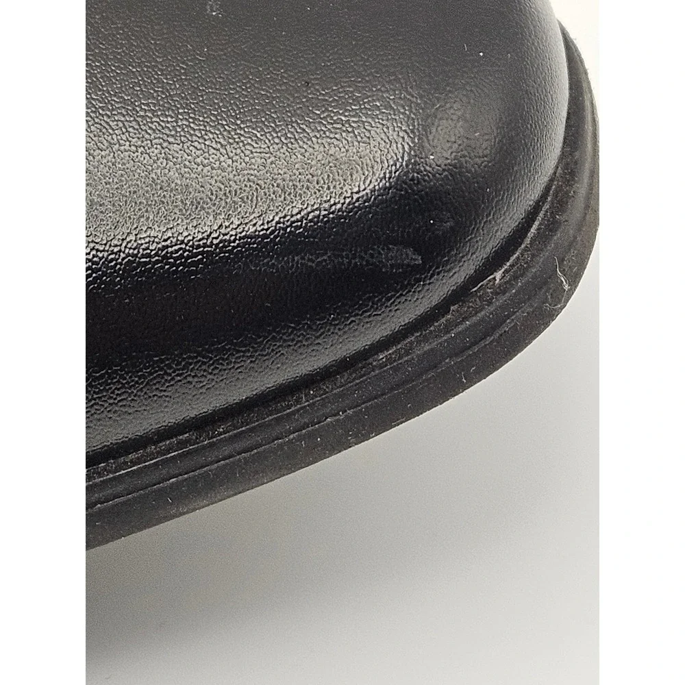 Calvin Klein Bram Black Diamond Textured Cap‎ Toe Oxford Dress Shoes 34F4280 9.5